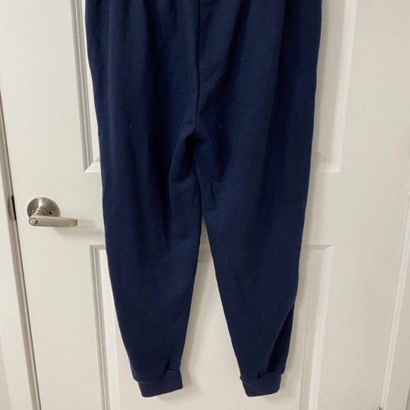 Surf & Swim Co. Fleece Elastic Waist Drawstring Jogger Pants. Dark Navy. Large - Picture 4 of 7